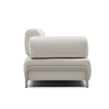 Load image into Gallery viewer, Compo beige chenille 3-seater sofa with beige metal structure 232 cm FSC Mix Credit - image 6