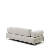 Load image into Gallery viewer, Compo beige chenille 3-seater sofa with beige metal structure 232 cm FSC Mix Credit - image 8