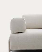 Load image into Gallery viewer, Compo 3-seater sofa chenille beige, large tray oak veneer and beige metal structure 232cm FSC Mix Credit - image 16
