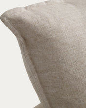 Load image into Gallery viewer, Anarela beige linen and viscose 2-seater modular sofa with removable cover 180cm FSC Mix Credit - image 6