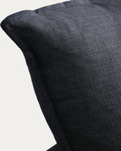 Load image into Gallery viewer, Anarela dark grey linen and viscose 2-seater modular sofa with removable cover 180cm FSC Mix Credit - image 5