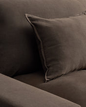 Load image into Gallery viewer, Anarela taupe linen 3-seater sofa with removable cover 280 cm FSC Mix Credit - image 4