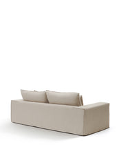 Load image into Gallery viewer, Anarela removable-cover 3-seater sofa with beige linen cushions FSC Mix Credit 280 cm. - image 6