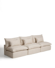 Load image into Gallery viewer, Anarela beige linen and viscose 5-seater modular sofa with removable cover 330cm FSC Mix Credit - image 2
