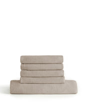 Load image into Gallery viewer, Anarela 3 seater sofa cover in beige linen - image 2