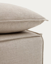 Load image into Gallery viewer, Anarela linen pouffe cover, 80 x 80 cm - image 9
