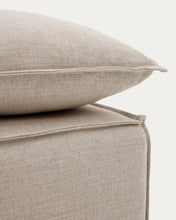 Load image into Gallery viewer, Anarela linen pouffe cover, 80 x 80 cm - image 10