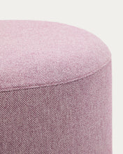 Load image into Gallery viewer, Kaeli purple footrest with removable cover Ø60cm - image 5