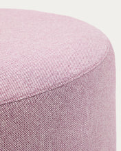 Load image into Gallery viewer, Kaeli purple footrest with removable cover Ø90cm - image 5