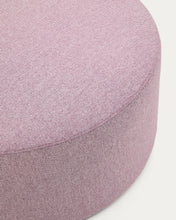 Load image into Gallery viewer, Kaeli purple footrest with removable cover Ø90cm - image 6