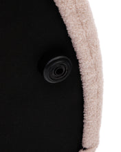 Load image into Gallery viewer, Kaeli footrest with removable cover in pink bouclé Ø 120 cm - image 4