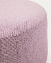 Load image into Gallery viewer, Kaeli purple footrest with removable cover Ø120cm - image 5