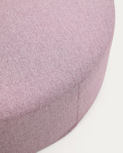 Load image into Gallery viewer, Kaeli purple footrest with removable cover Ø120cm - image 6