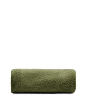 Load image into Gallery viewer, Kaeli footrest cover in green bouclé Ø 120 cm