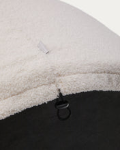 Load image into Gallery viewer, Kaeli footrest cover in ecru bouclé Ø 120 cm - image 4