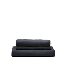 Load image into Gallery viewer, Nora armchair cover in anthracite grey linen and cotton 140cm