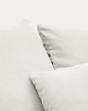 Load image into Gallery viewer, Nora armchair cover in ecru linen and cotton 140cm - image 7