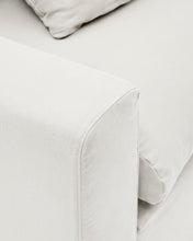 Load image into Gallery viewer, Nora 3-seater sofa cover in ecru linen and cotton - image 7