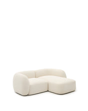 Load image into Gallery viewer, Martina ecru chenille 2-seater modular sofa with right chaise longue 230cm - image 6