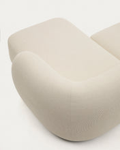 Load image into Gallery viewer, Martina ecru chenille 2-seater modular sofa with right chaise longue 230cm - image 9