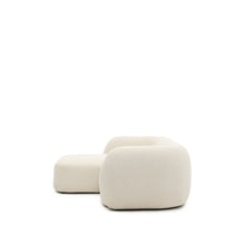 Load image into Gallery viewer, Martina ecru chenille 2-seater modular sofa with left chaise longue 230cm - image 3