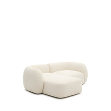 Load image into Gallery viewer, Martina ecru chenille 2-seater modular sofa with left chaise longue 230cm - image 5