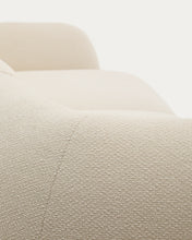 Load image into Gallery viewer, Martina ecru chenille 2-seater modular sofa with left chaise longue 230cm - image 12