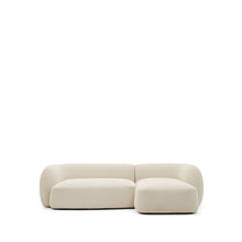 Load image into Gallery viewer, Martina ecru chenille 3-seater modular sofa with right chaise longue 287cm