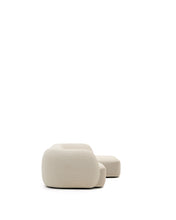 Load image into Gallery viewer, Martina ecru chenille 3-seater modular sofa with right chaise longue 287cm - image 4
