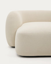Load image into Gallery viewer, Martina ecru chenille 3-seater modular sofa with right chaise longue 287cm - image 11