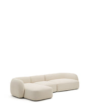 Load image into Gallery viewer, Martina ecru chenille 4-seater modular sofa with left chaise longue 377cm - image 6