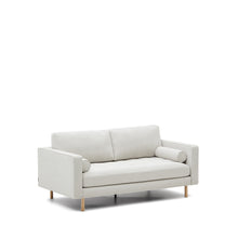 Load image into Gallery viewer, Debra 2-seater sofa in pearl chenille and natural legs, 182 cm FSC Mix Credit - image 3