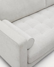 Load image into Gallery viewer, Debra 2-seater sofa in pearl chenille and natural legs, 182 cm FSC Mix Credit - image 5