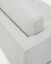 Load image into Gallery viewer, Debra 2-seater sofa in pearl chenille and natural legs, 182 cm FSC Mix Credit - image 7