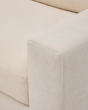 Load image into Gallery viewer, Alea 5-seater modular corner sofa with removable cover in ecru chenille 310 x 310cm - image 9