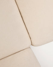 Load image into Gallery viewer, Alea 5-seater modular corner sofa with removable cover in ecru chenille 310 x 310cm - image 10