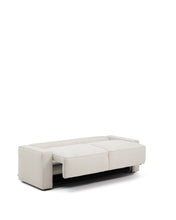 Load image into Gallery viewer, Marela beige chenille 3-seater sofa bed 236cm FSC Mix Credit - image 5