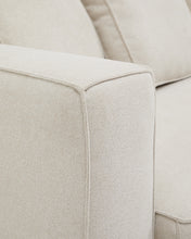 Load image into Gallery viewer, Marela beige chenille 3-seater sofa bed 236cm FSC Mix Credit - image 12