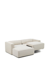 Load image into Gallery viewer, Marela beige chenille 3-seater sofa bed with left chaise longue 236cm FSC Mix Credit - image 6