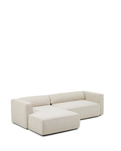 Load image into Gallery viewer, Marela beige chenille 3-seater sofa bed with left chaise longue 276cm FSC Mix Credit - image 8
