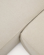 Load image into Gallery viewer, Marela beige chenille 3-seater sofa bed with left chaise longue 276cm FSC Mix Credit - image 12