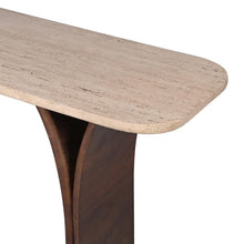 Load image into Gallery viewer, Clement Travertine Console