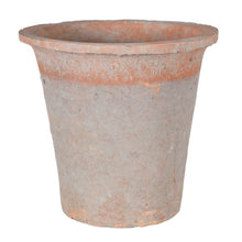 Load image into Gallery viewer, Large Antiqued Red Stone Pot