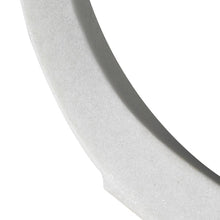 Load image into Gallery viewer, White Abstract Hoop Ornament