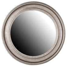 Load image into Gallery viewer, Distressed Silver Round Mirror