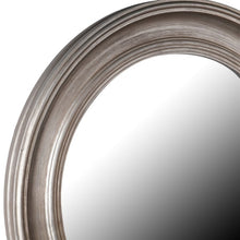 Load image into Gallery viewer, Distressed Silver Round Mirror