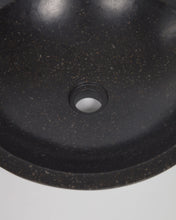Load image into Gallery viewer, Delina countertop washbasin in black terrazzo Ø 40 cm - image 5
