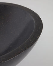 Load image into Gallery viewer, Delina countertop washbasin in black terrazzo Ø 40 cm - image 6