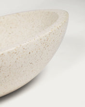 Load image into Gallery viewer, Delina countertop washbasin in white terrazzo Ø 40 cm - image 5