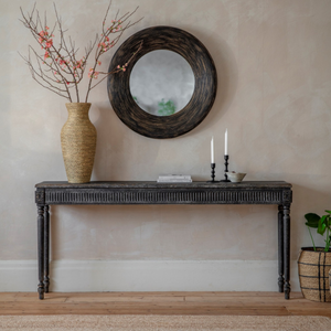 Large Black Hall Table